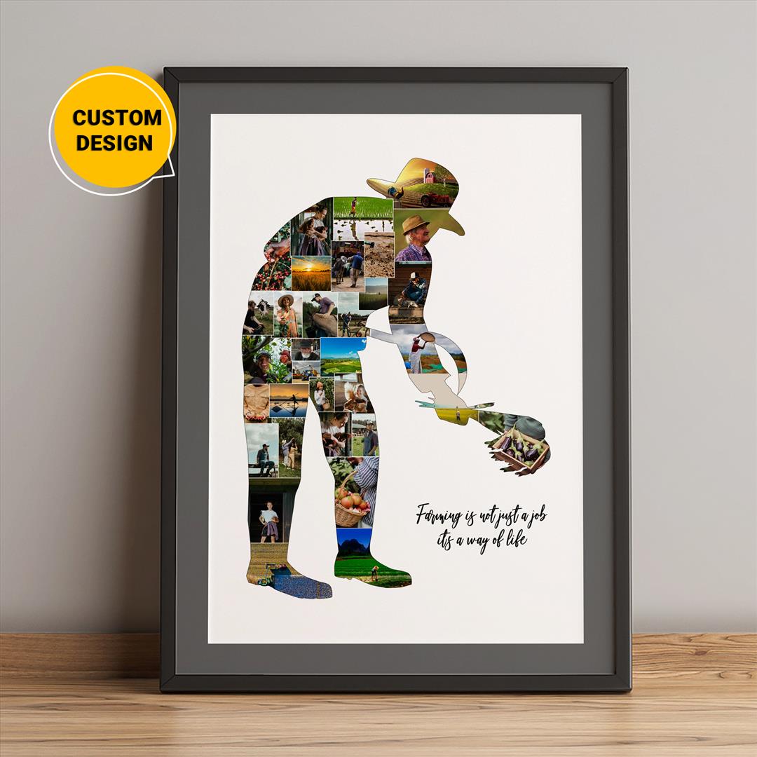 Farm Gift - Personalized Photo Collage for Farmers