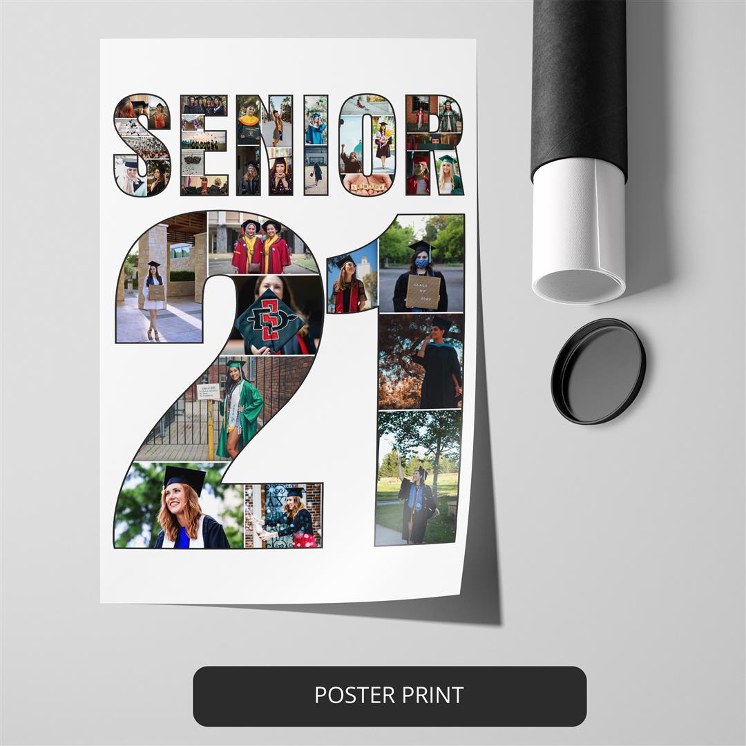 Senior Gift Ideas - Custom Photo Collage for Memorable Moments