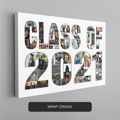 Unique gifts for college graduates: Personalized photo collage