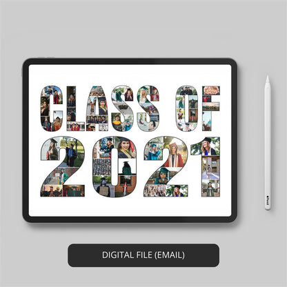 Gift ideas for high school senior girls: Personalized photo collage