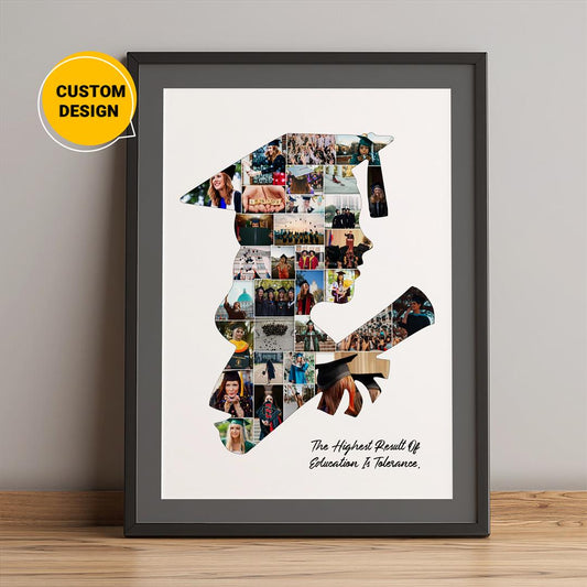 Personalized PhD Graduation Gifts: Custom Photo Collage
