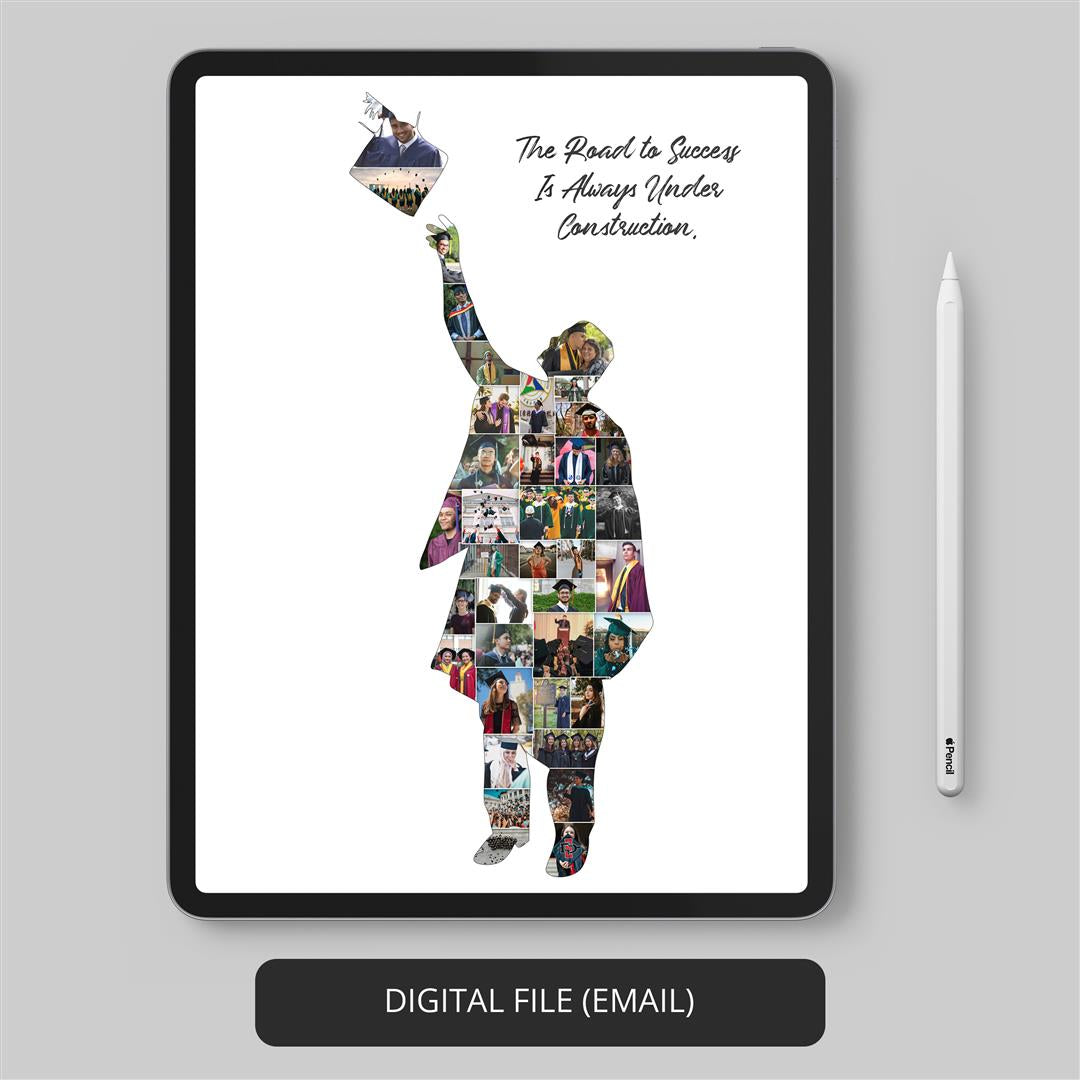 High School Graduation Gift Ideas - Personalized Photo Collage for Unforgettable Moments