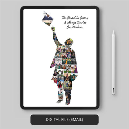 High School Graduation Gift Ideas - Personalized Photo Collage for Unforgettable Moments