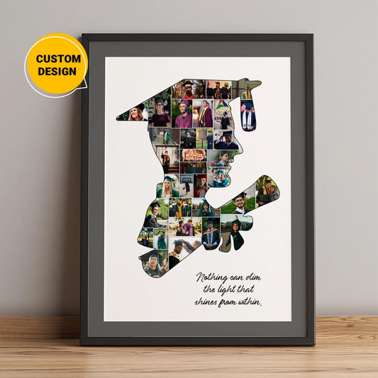 Personalized Christmas Gifts for Graduate Students - Custom Photo Collage