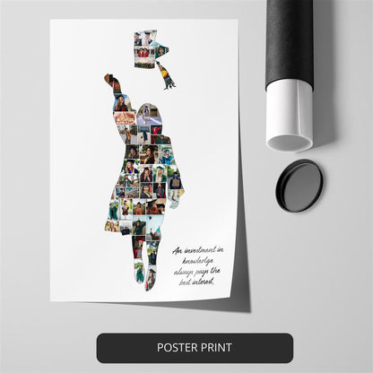 Collage Wall Art: Unique Personalized Graduation Gift Idea