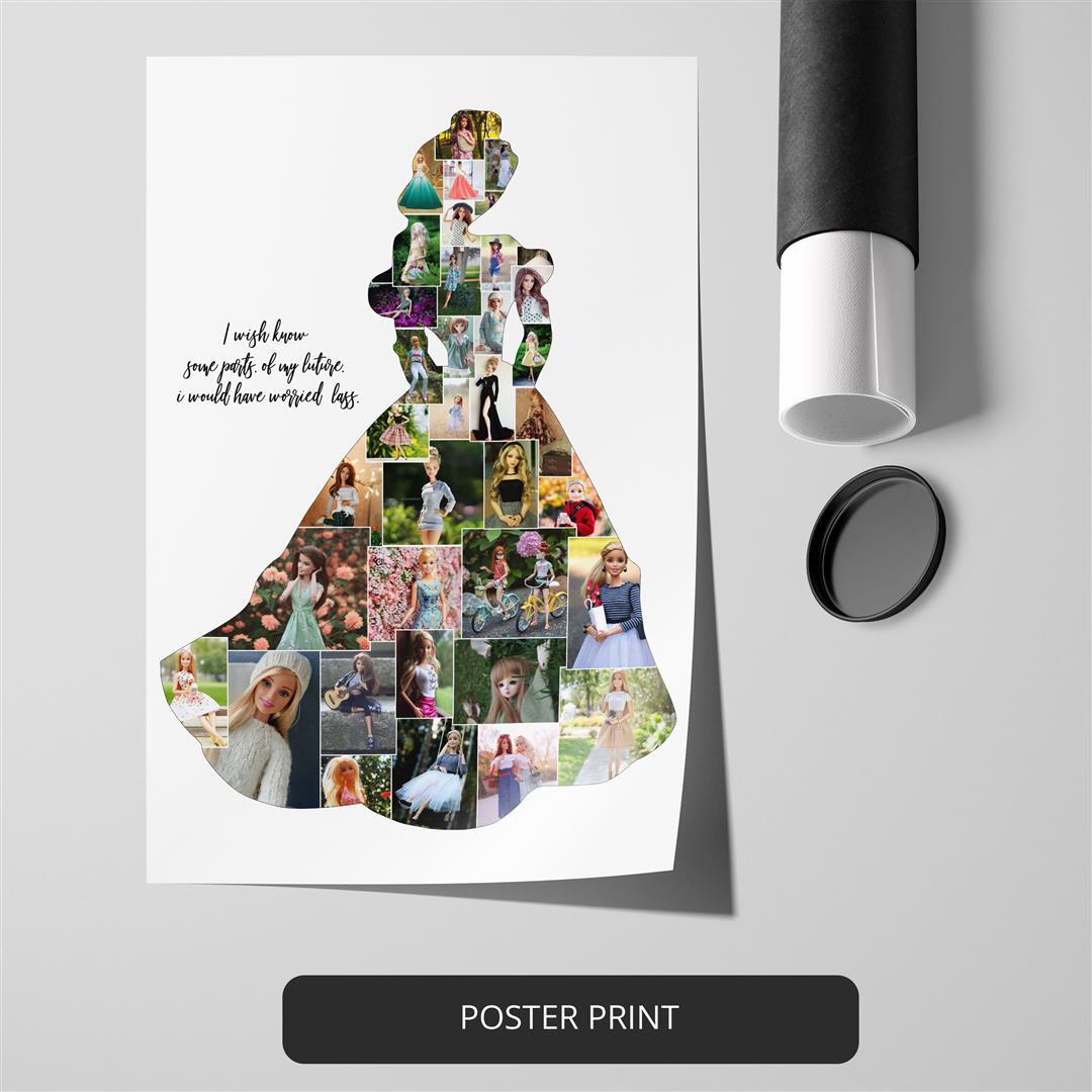 Stunning Barbie Doll Artwork - Ideal for Barbie Themed Parties