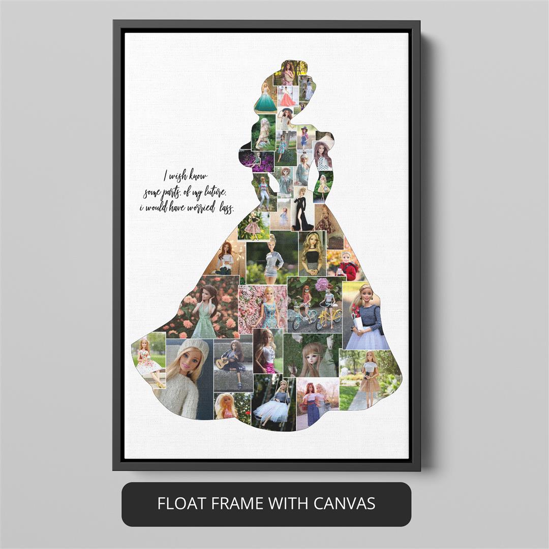 Thoughtful Barbie Gift Ideas - Customized Barbie Doll Collage