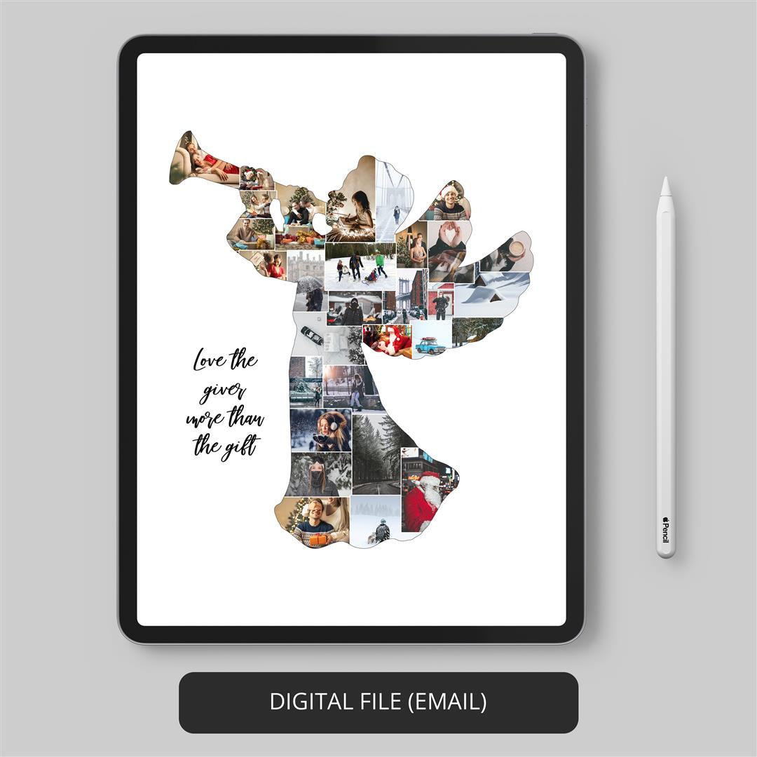 Christmas Gifts: Custom Photo Collage - Ideal Present for Mom, Sister, and Teachers