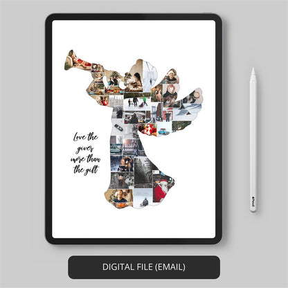 Christmas Gifts: Custom Photo Collage - Ideal Present for Mom, Sister, and Teachers