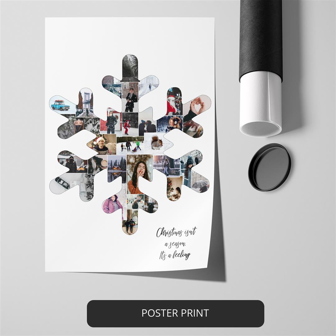 Canvas Christmas Gifts: Unique Personalized Photo Collage for Your Loved Ones