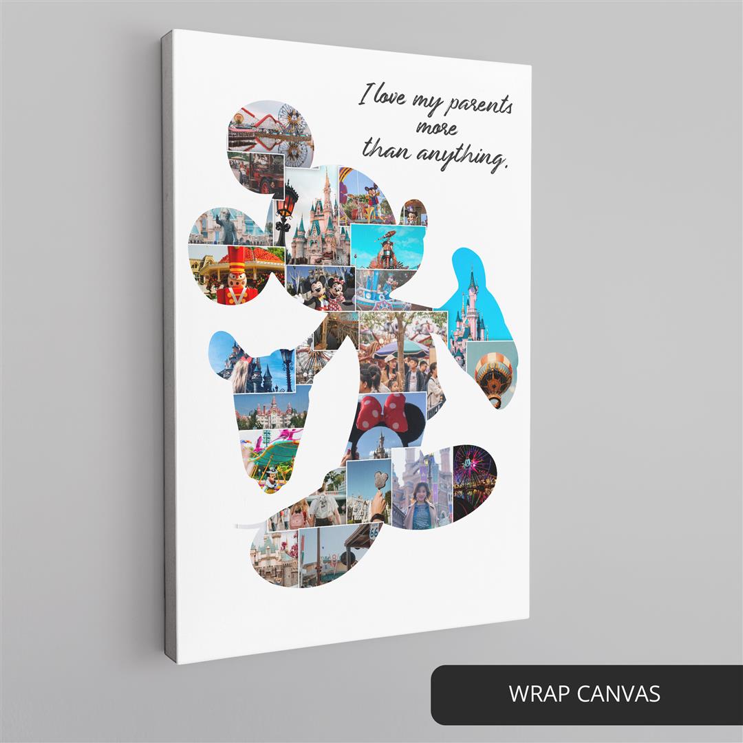 Mickey Mouse Gifts for Women - Personalized Photo Collage
