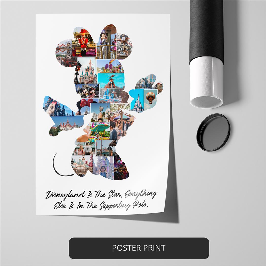 Birthday Gifts for Kids - Disney Minnie Mouse Photo Collage Canvas