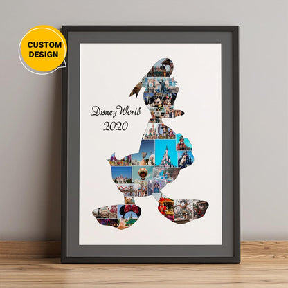 Disney-themed personalized photo collage - Perfect gift idea for Disney fans