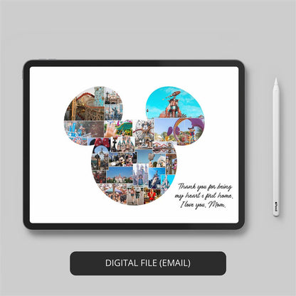 Disney Gift Ideas: Customized Mickey Mouse Photo Collage