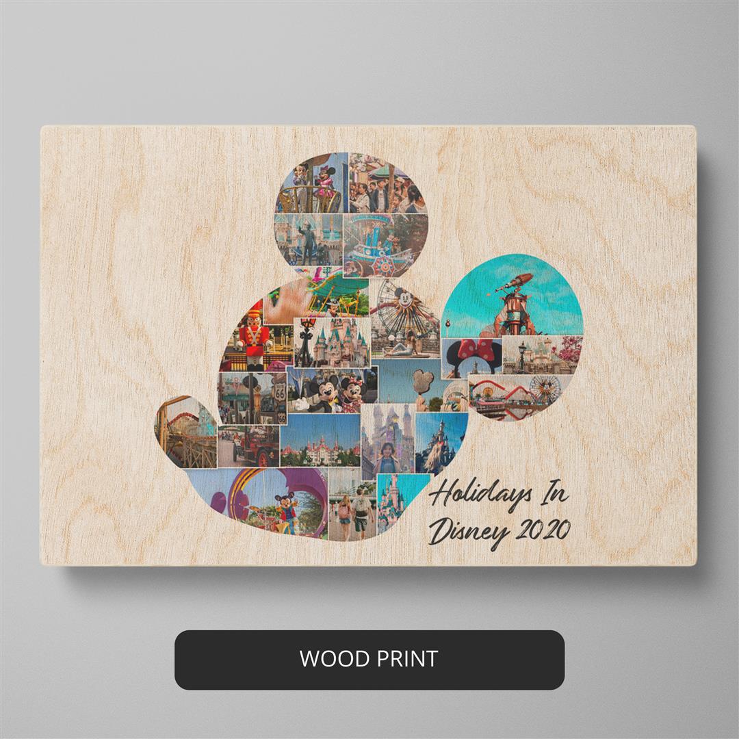 Christmas Gifts for Disney Lovers - Personalized Mickey Mouse Photo Collage