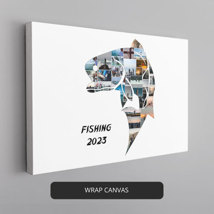 Best Fishing Gifts: Handcrafted Fish Artwork and Collage Prints