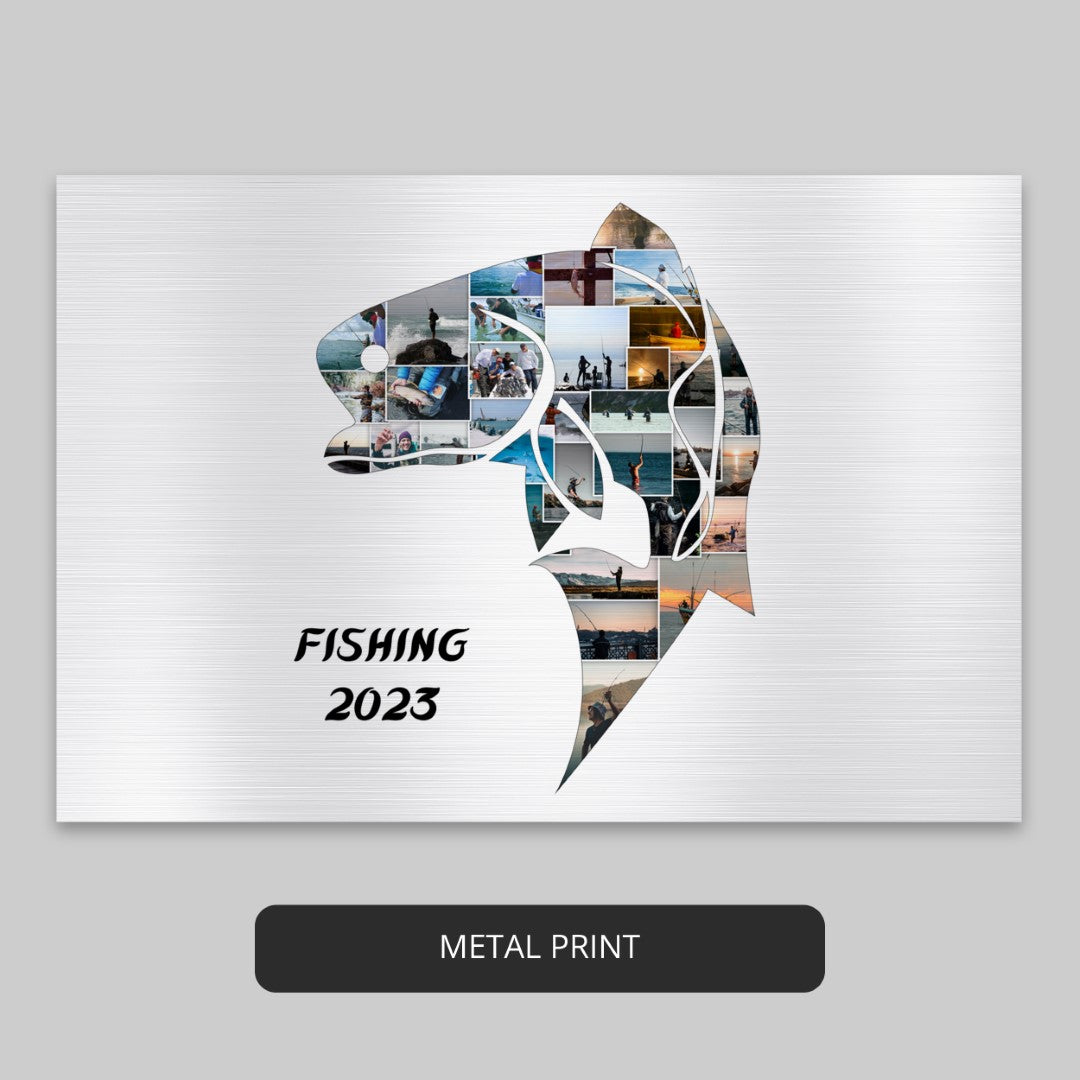Unique Fishing Gifts: Customized Fish Wall Art and Collage Prints