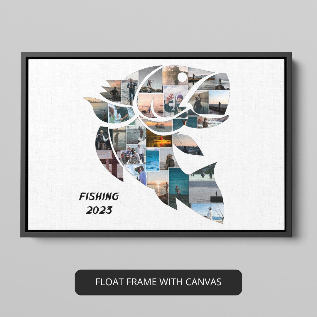 Fish Wall Decor: Captivating Photo Collage for Fish Enthusiasts' Spaces