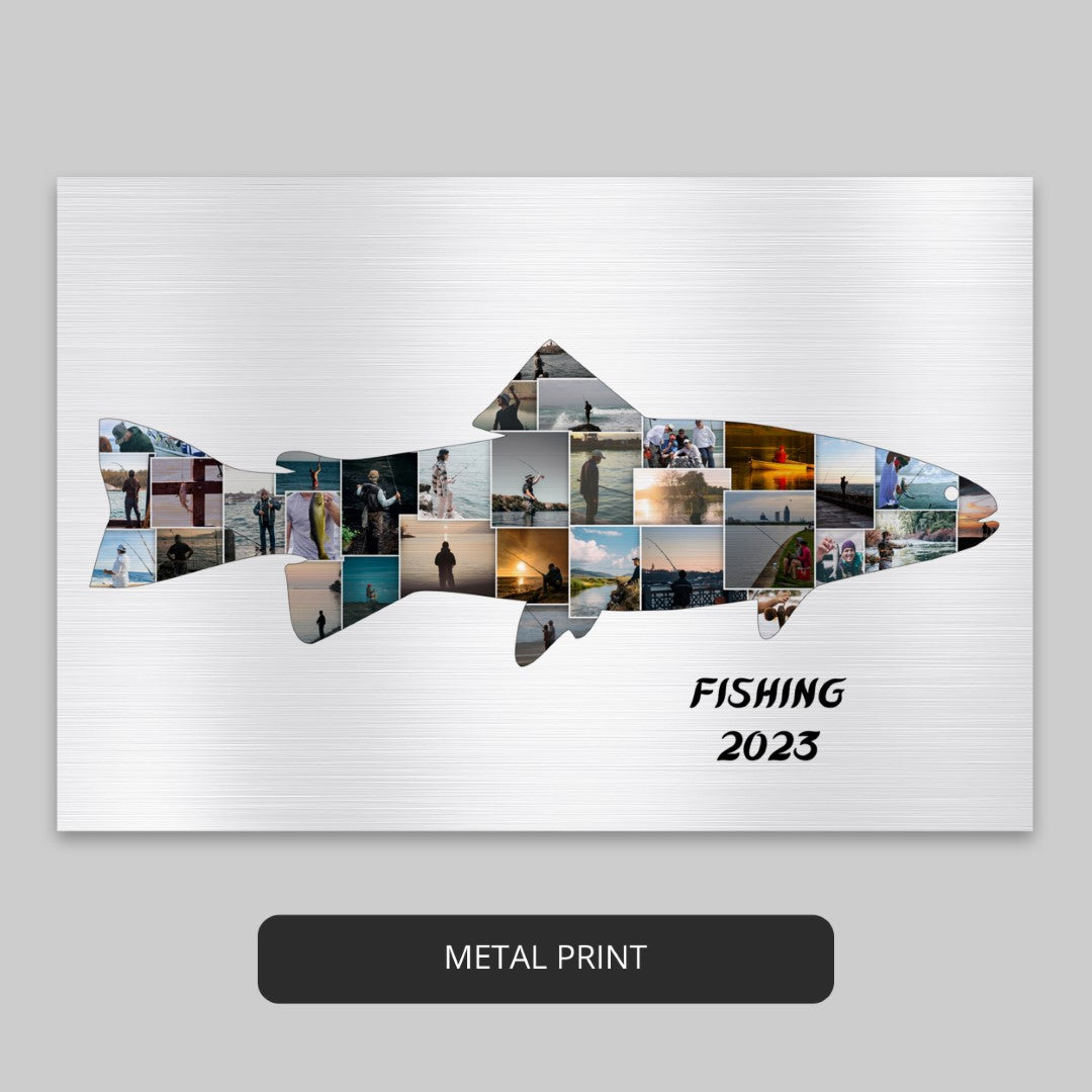 Custom Tuna Fish Photo Collage Gift Ideas For Fishing Lover –  CollagemasterCo