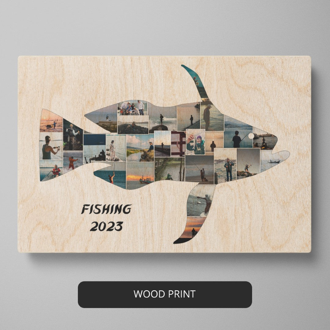 Custom fishing gifts - Best gift for fisherman, fish wall art