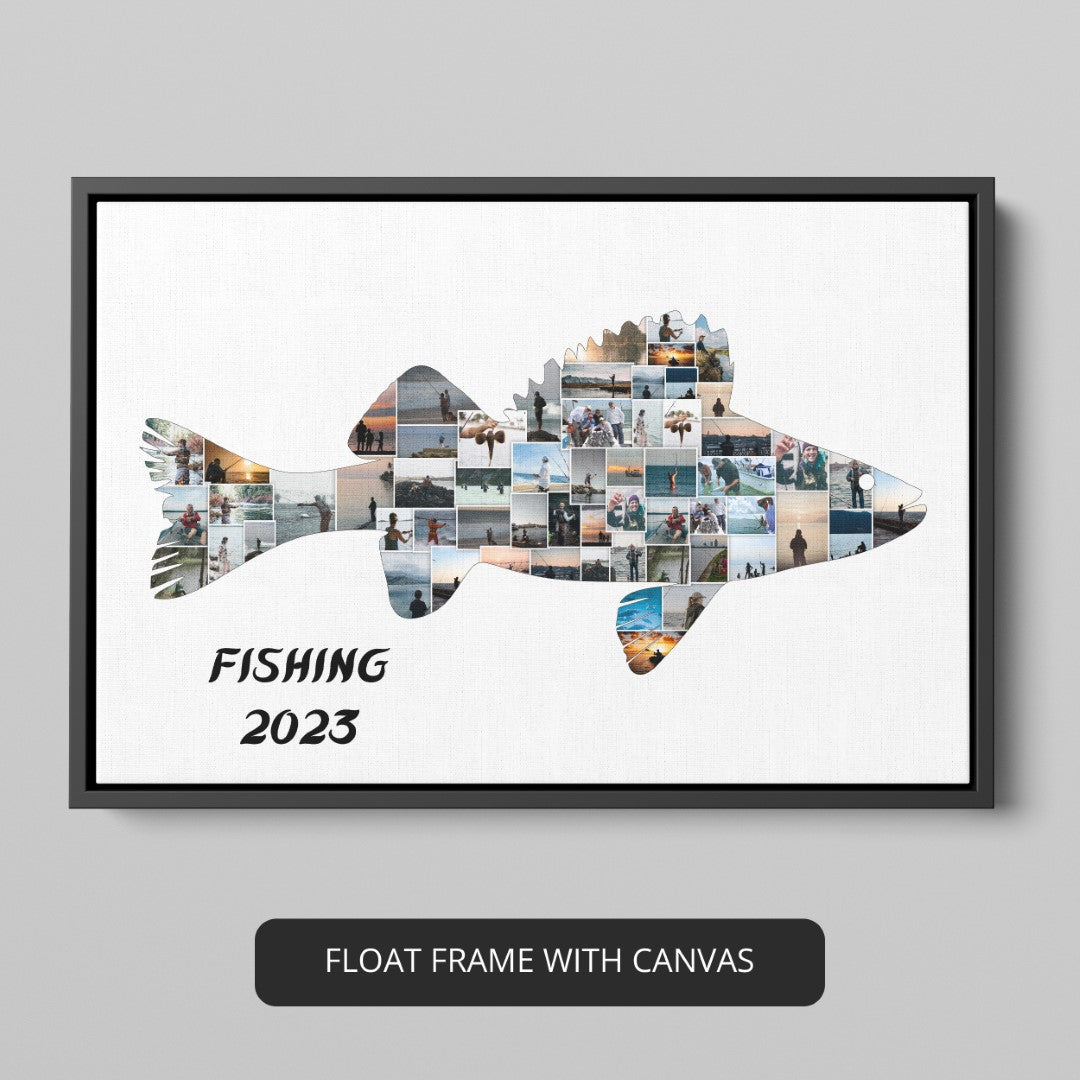 Custom Bass Fishing Wall Decor Gift Ideas For Fisherman – CollagemasterCo