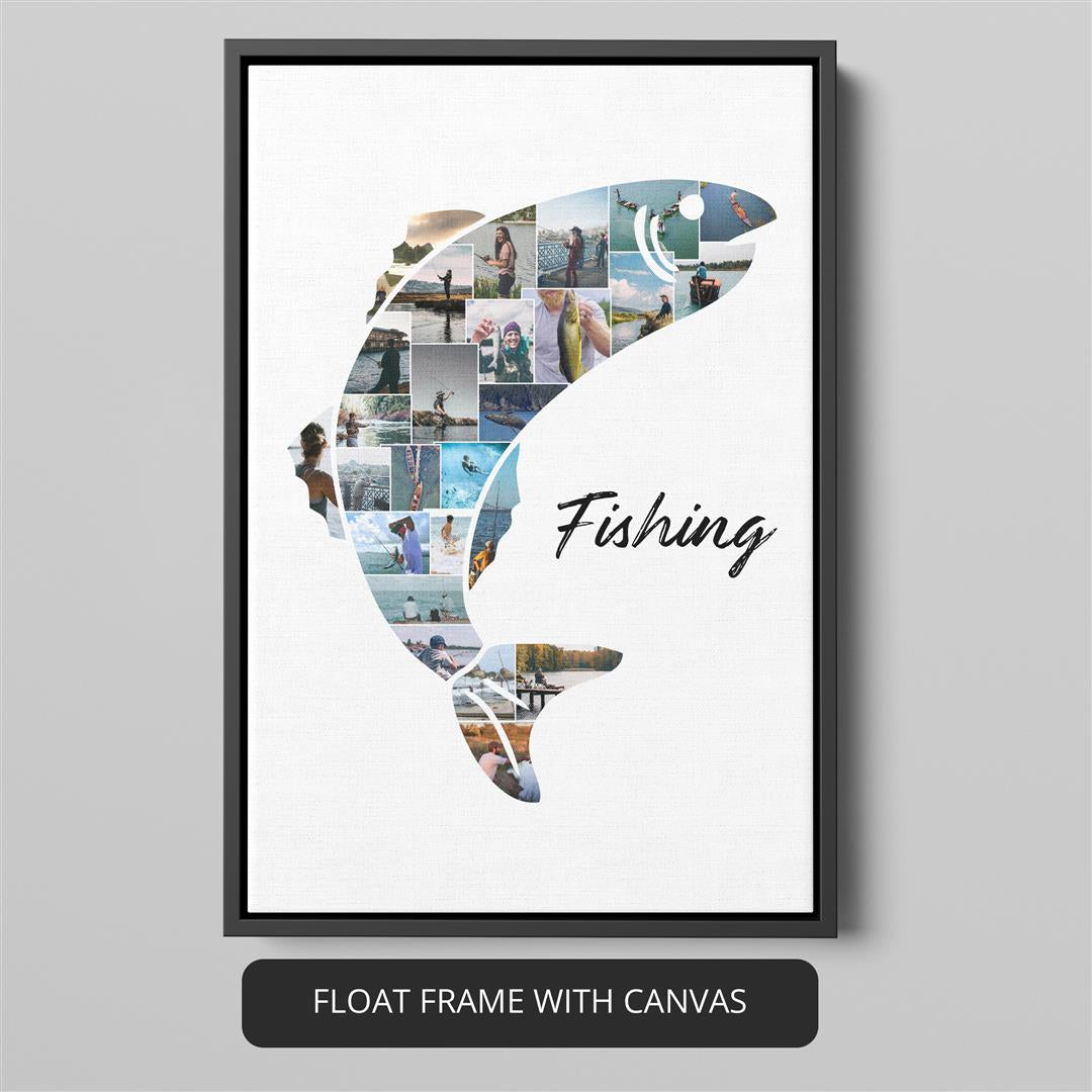 Unique Personalised Photo Collage Gifts For Fishing Lovers – CollagemasterCo