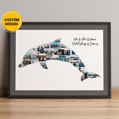 Personalized Dolphin Photo Collage - Perfect Gifts for Dolphin Lovers