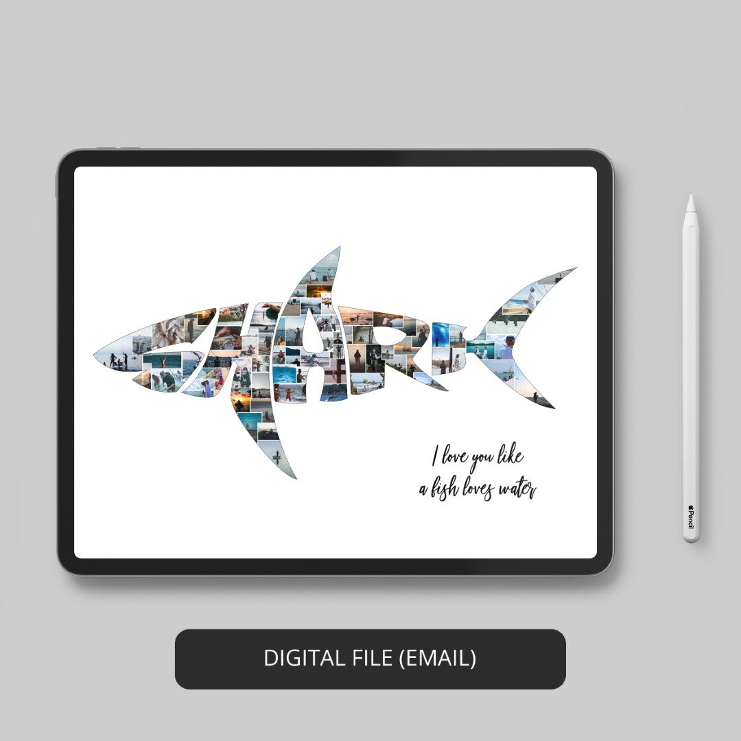 Capture the Ocean's Beauty: Fish Wall Art Decor and Shark Artwork Gifts