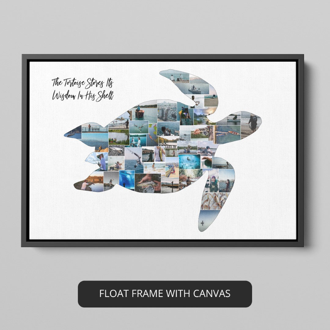 Capture Memories with Tortoise Photo Collage - Perfect Tortoise Gift