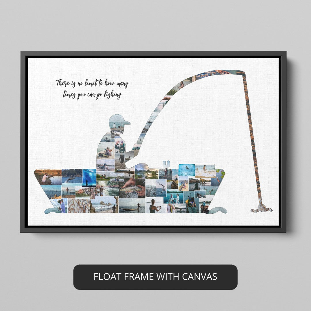 Fishing Lover Gifts - Create a Meaningful Photo Collage for Your Loved One