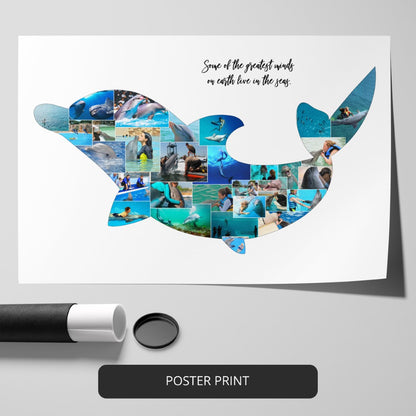 Stunning Dolphin Artwork: Perfect Dolphin Themed Gift for Her