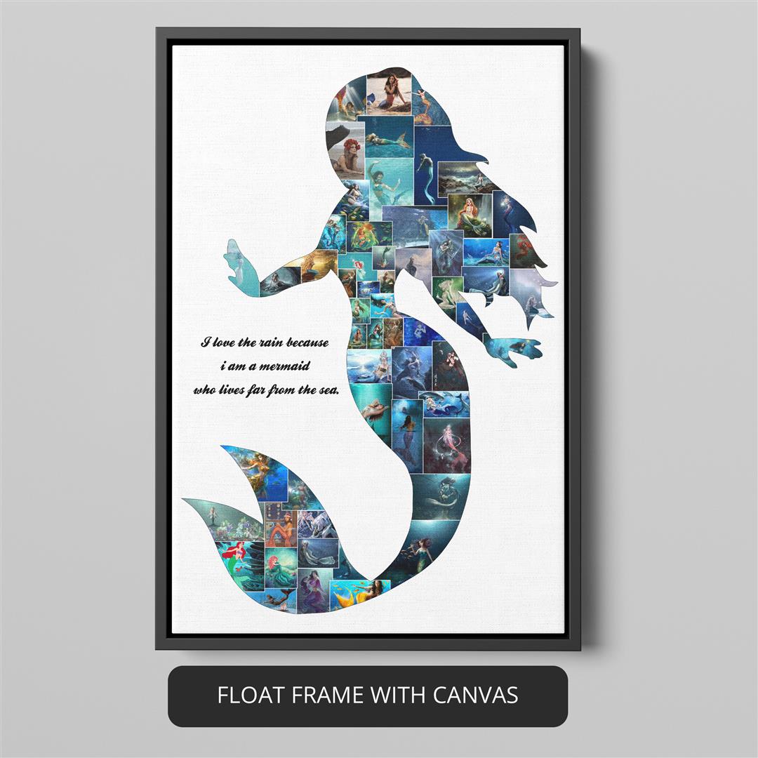 Personalized Mermaid Gifts: Stunning Mermaid Art - A Gift as Special as the Sea