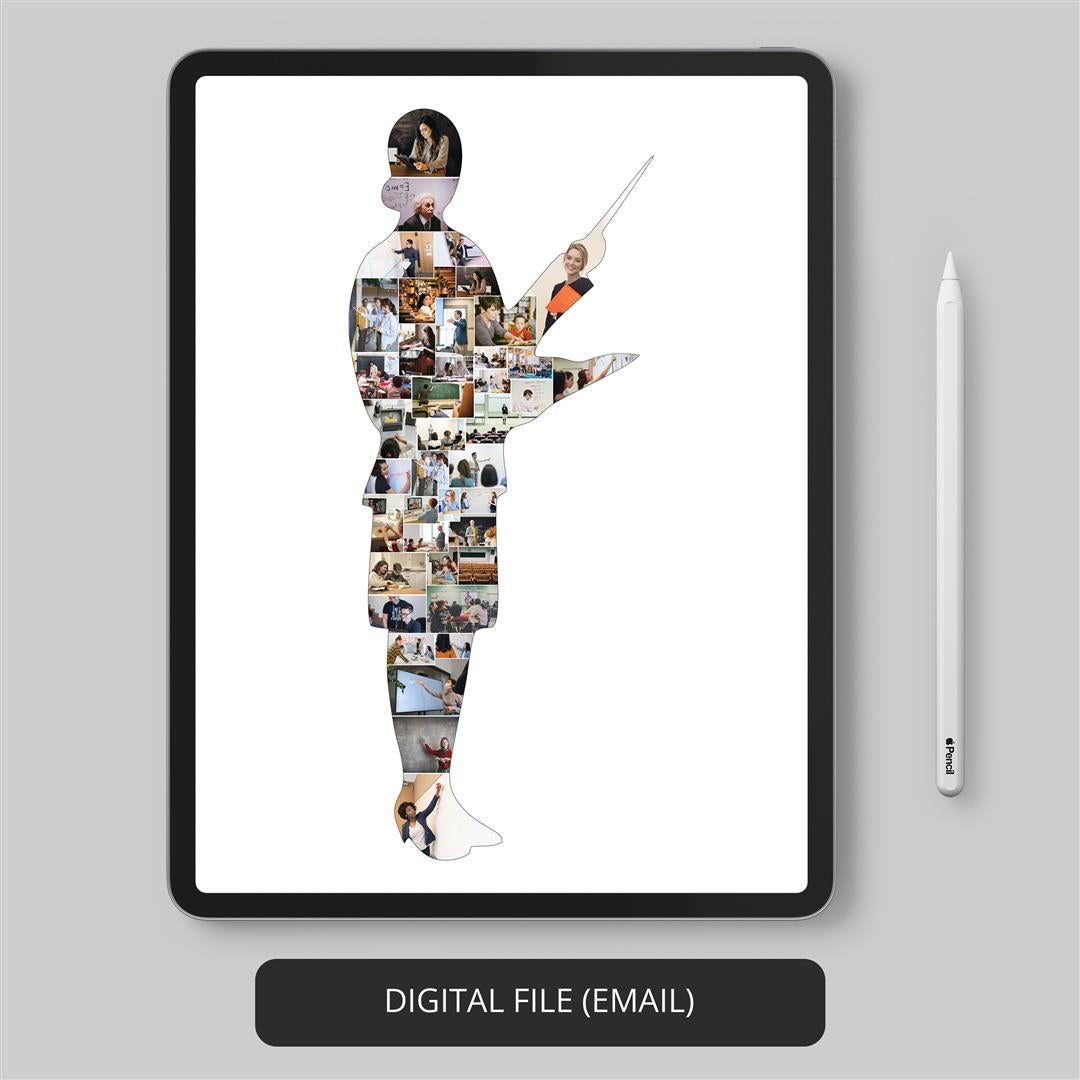 Memorable Teacher Appreciation Gift - Custom Photo Collage
