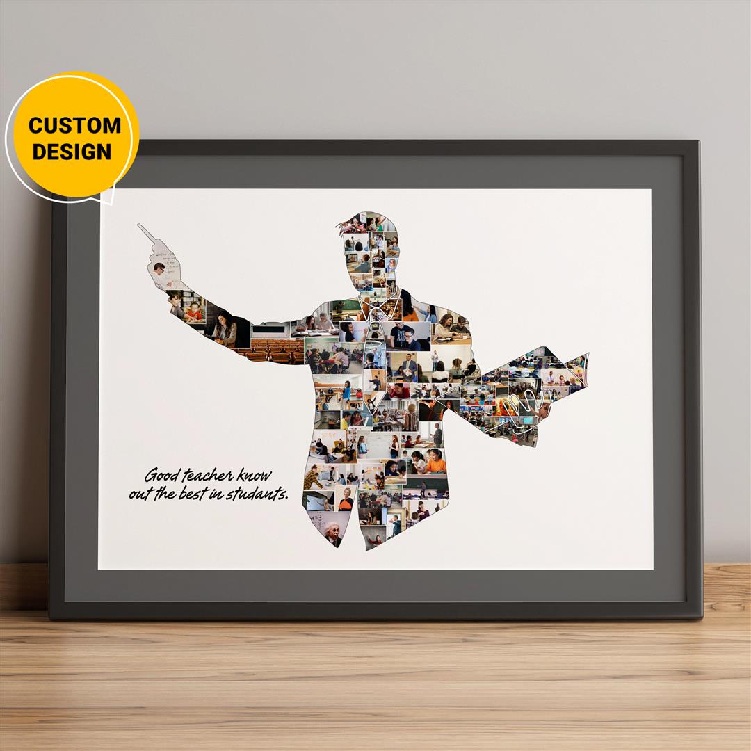 Personalized Photo Collage - Thoughtful Gift for Teacher
