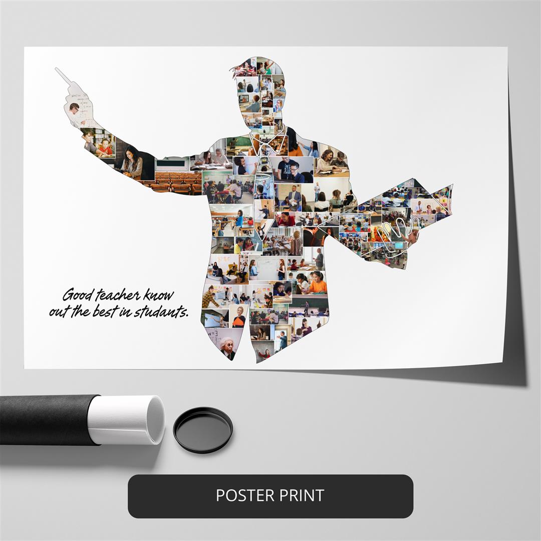 Unique Personalised Teacher Gifts - Personalized Photo Collage