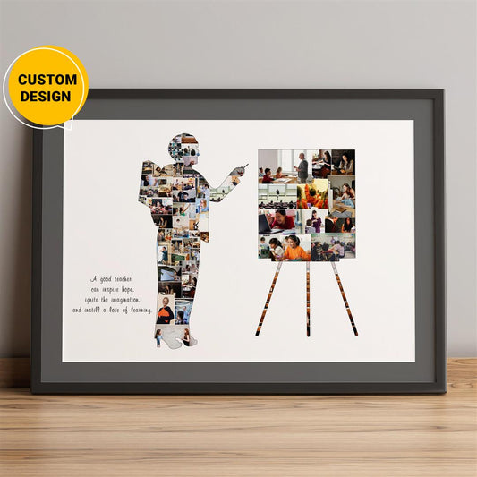Personalized Math Teacher Gifts: Custom Photo Collage for Math Teachers
