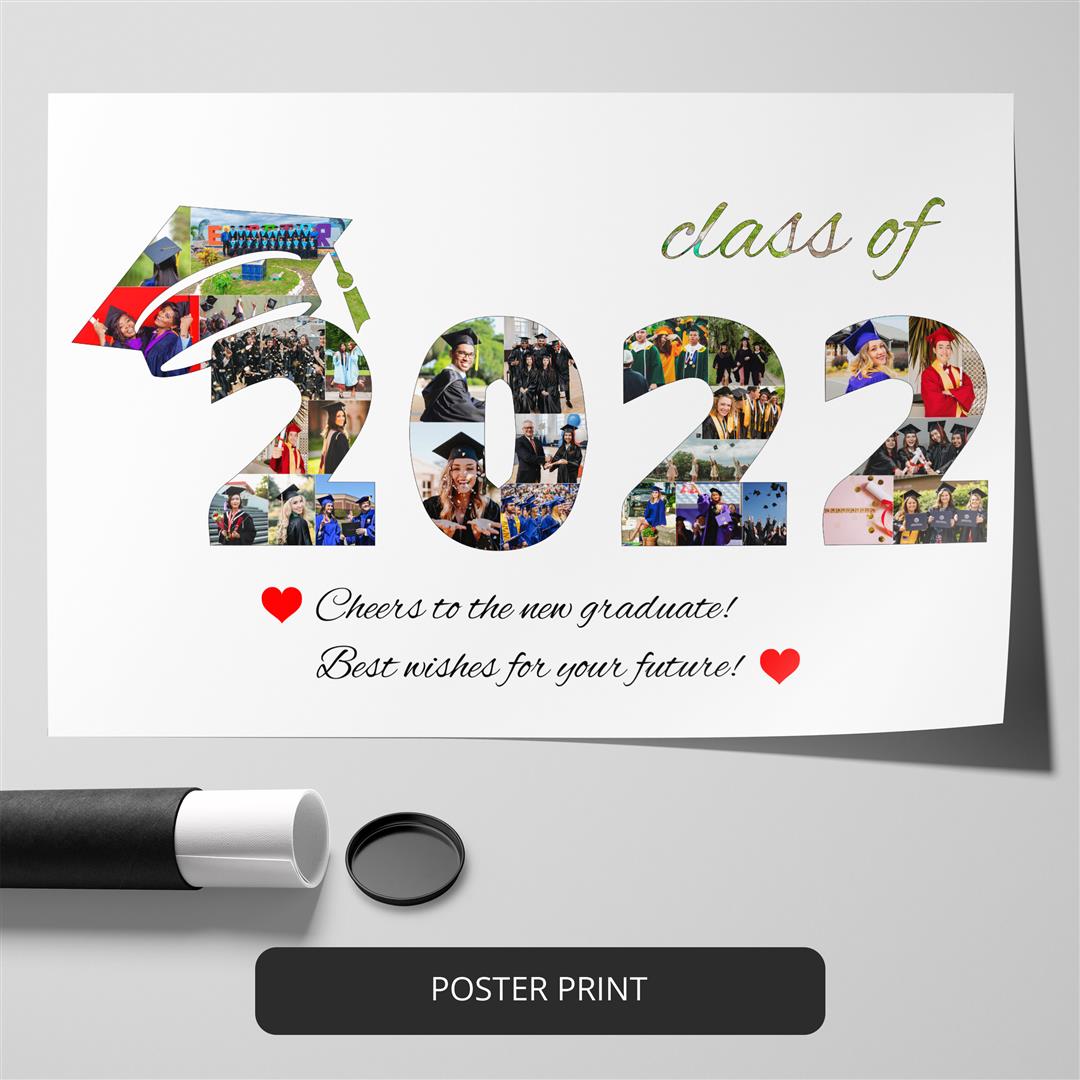 Graduation Gifts for Her - Custom Photo Collage Keepsake