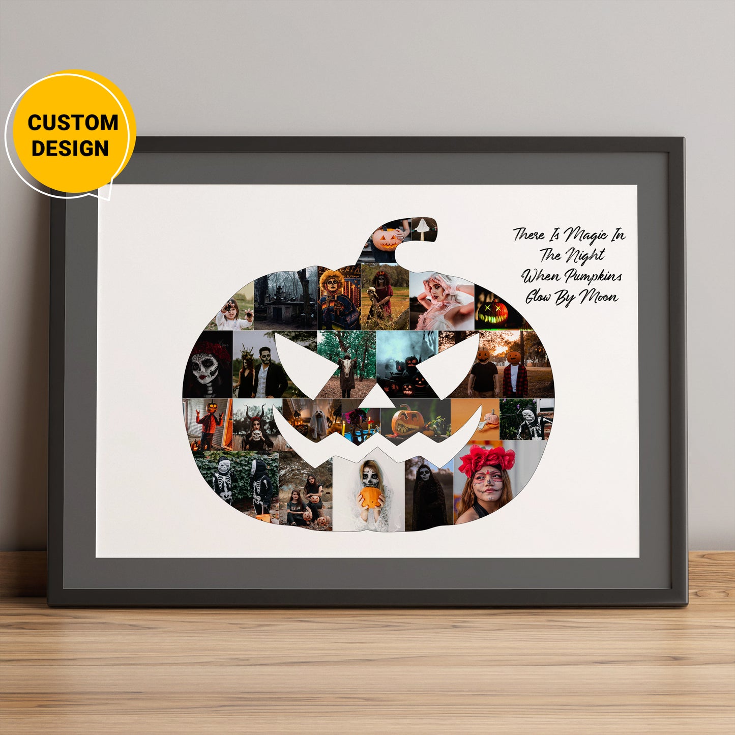 Personalized photo collage - Unique pumpkin gift ideas for pumpkin lovers