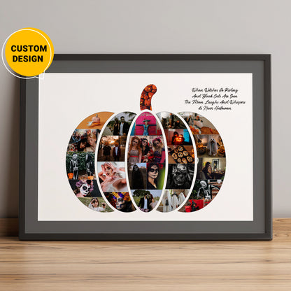Personalized Halloween Pumpkin Gifts: Create a Spooky Photo Collage