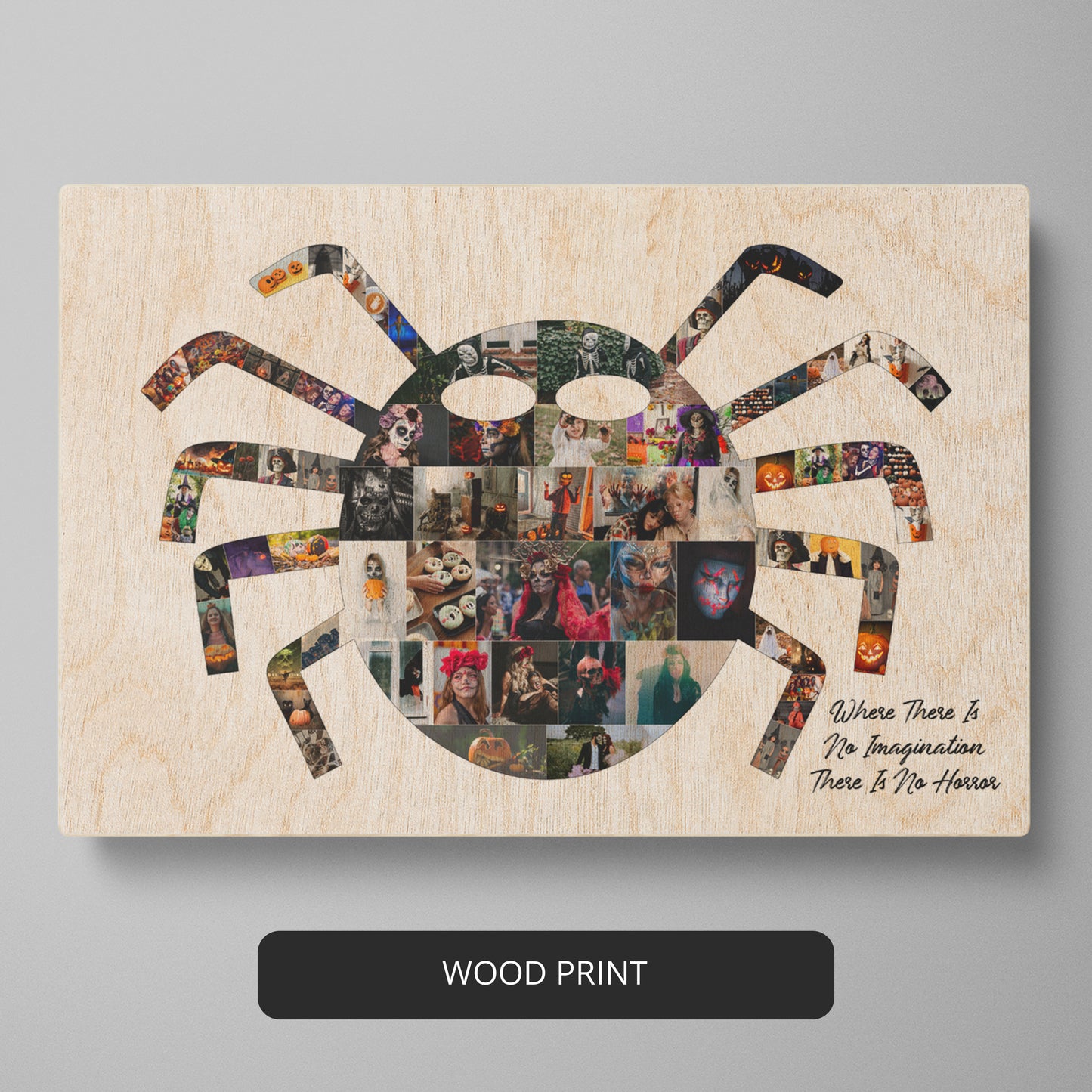 Halloween Teacher Gifts - Personalized Spider Decor Collage