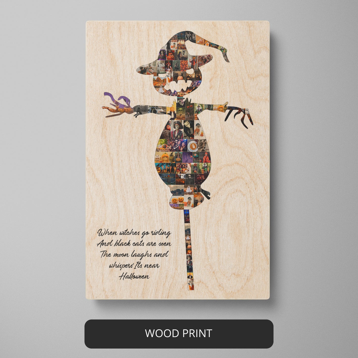 Scarecrow Gift: Customized Photo Collage Art