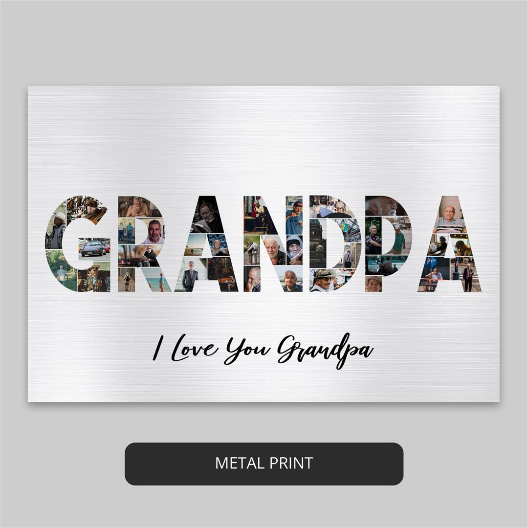 Best Gifts for Grandpa: Personalized Photo Collage to Cherish