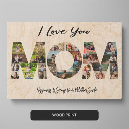 Thoughtful Presents for Mom: Personalized Photo Collage & Mom Decor