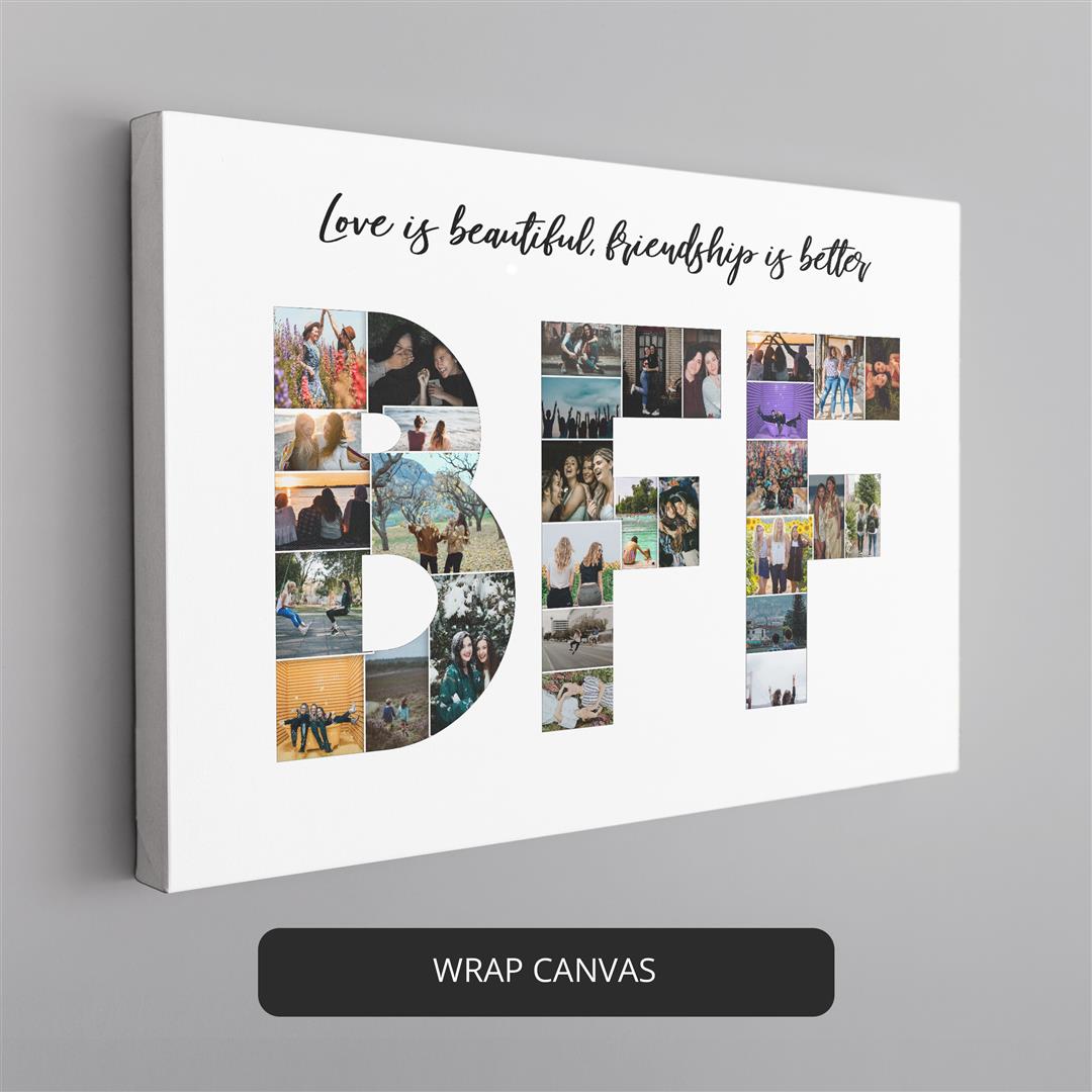 Best Friend Gift Ideas - Customized Photo Collage