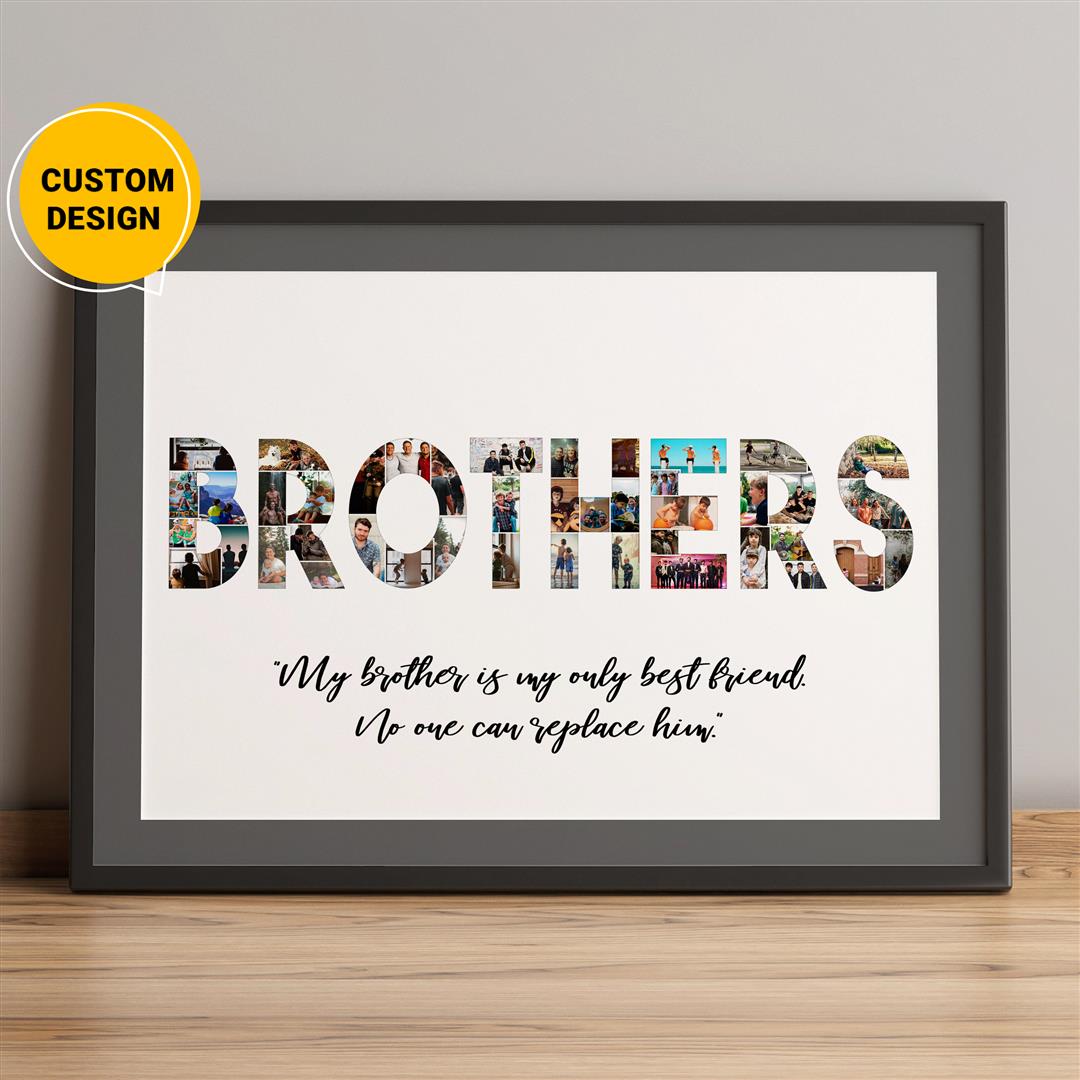 Personalized Photo Collage: Thoughtful Gifts for Brother