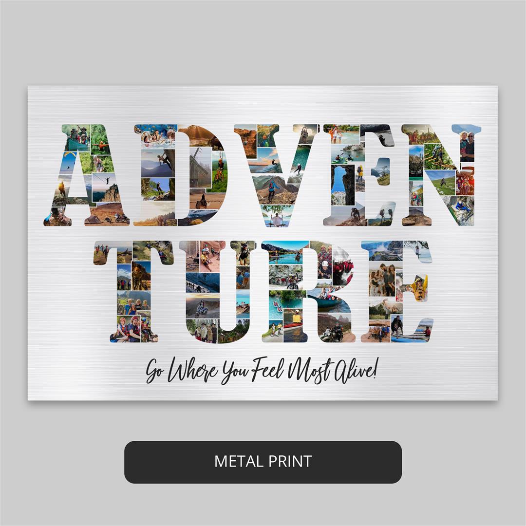 Adventure gifts - Personalized photo collage