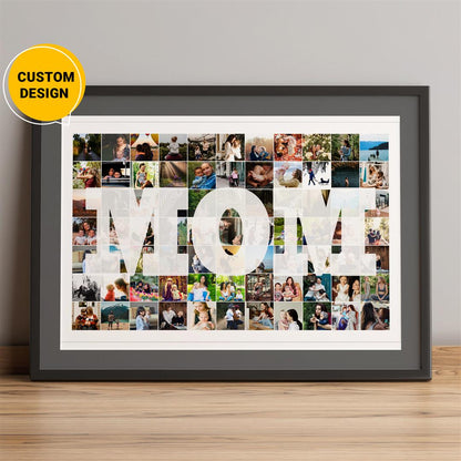 Customizable Mom Photo Collage - Perfect Mother's Day Gift