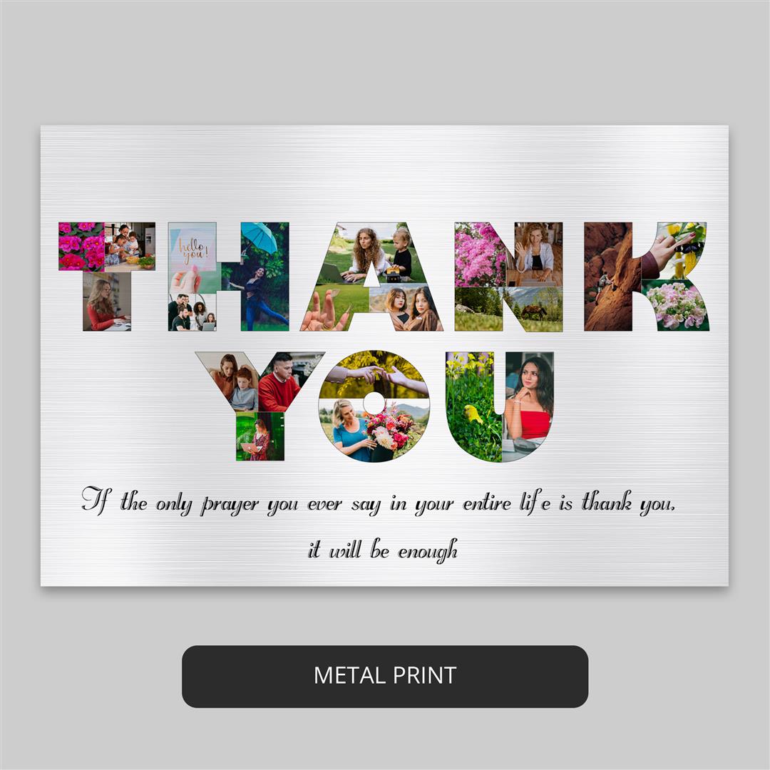 Discover Inspiring Thank You Gift Ideas - Personalized Photo Collage