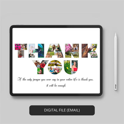 Heartfelt Thank You Gifts for Friends - Personalized Photo Collage | Custom Keepsakes