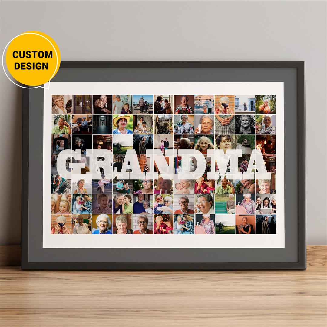 Personalized Photo Collage: A Heartwarming Gift Idea for Grandma